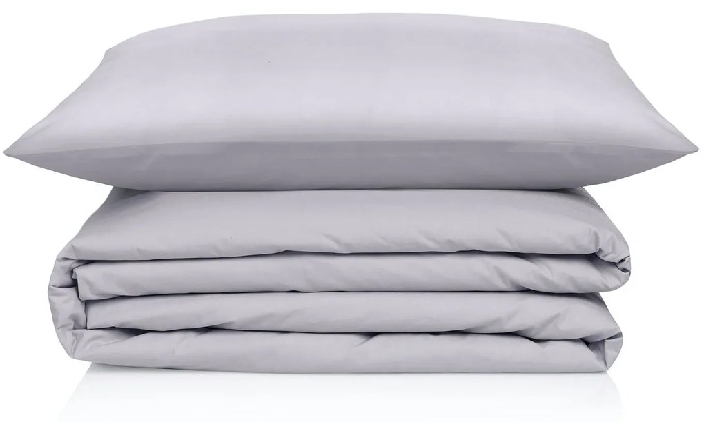 MARBELLA 240x220 cm - Saco de edredão percal 200 fios - Portugal Natura: Cinzento  	 	1 saco P/ Edredão 240x220 cm fecha com botões + (2) fronhas 50x70 cm fecha com pala interna