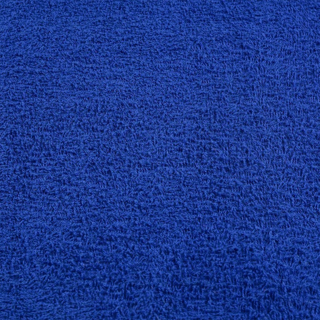 Toalhas de banho 10 pcs 100x150 cm 360 gsm 100% algodão azul