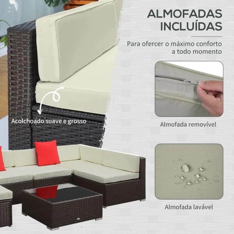 Conjunto Lounge Miami em Vime - Design Natura