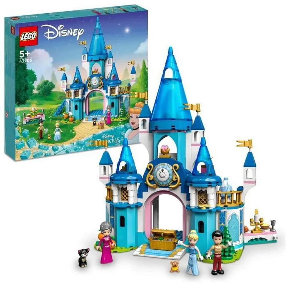 Playset Lego 43206 Cinderella And Prince Charming's Castle (365 Peças)