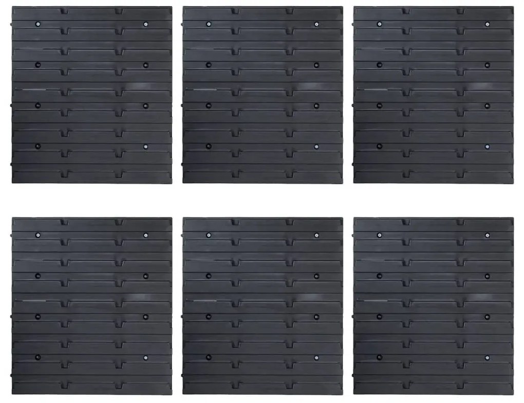 103 pcs kit caixas arrumação c/ painéis parede vermelho e preto