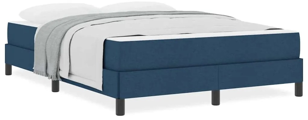 Cama Box Outros Azul 160 x 200 cm tecido
