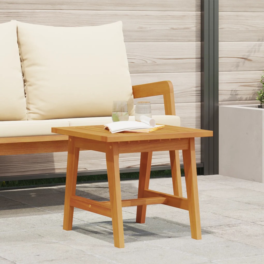 vidaXL Mesa Lateral 45x45x40 cm Madeira Maciça Acácia