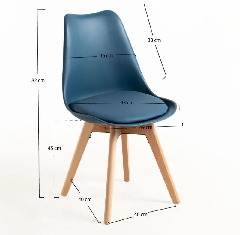 Cadeira Synk Basic - Azul Petróleo