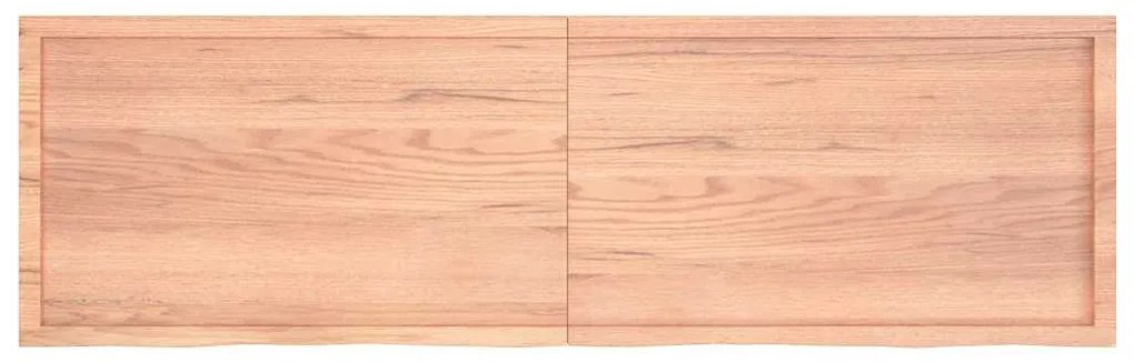 Prateleira de parede 200x60x(2-4) cm carvalho tratado castanho