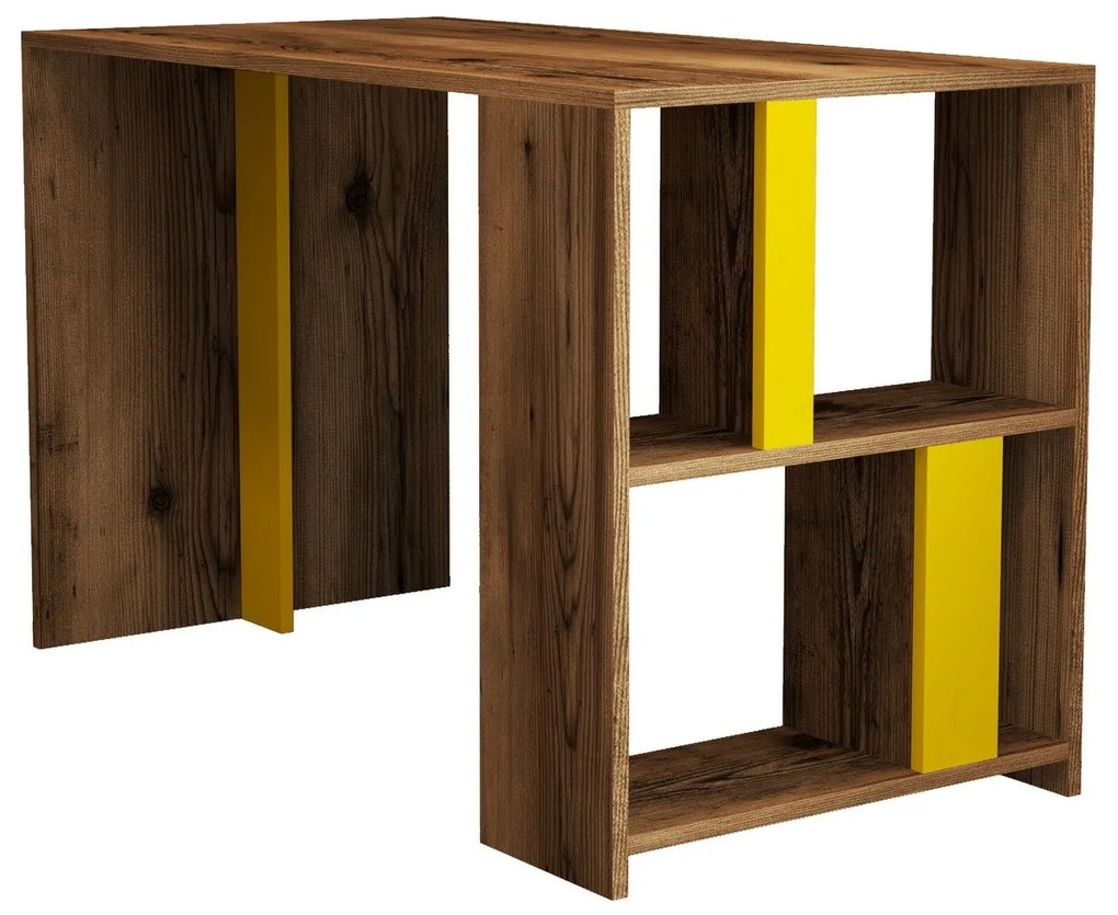 Secretária Lima – Nogueira – 120x75,4x60 cm