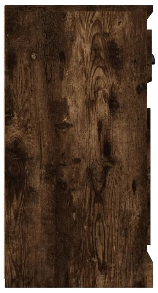 Aparador 70x35,5x67,5 cm derivados de madeira carvalho fumado