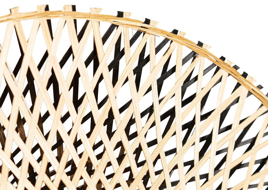 LED Candeeiro de Parede Inteligente Bambu 50 cm com Tomada incl. Wifi A60 - Rina Oriental