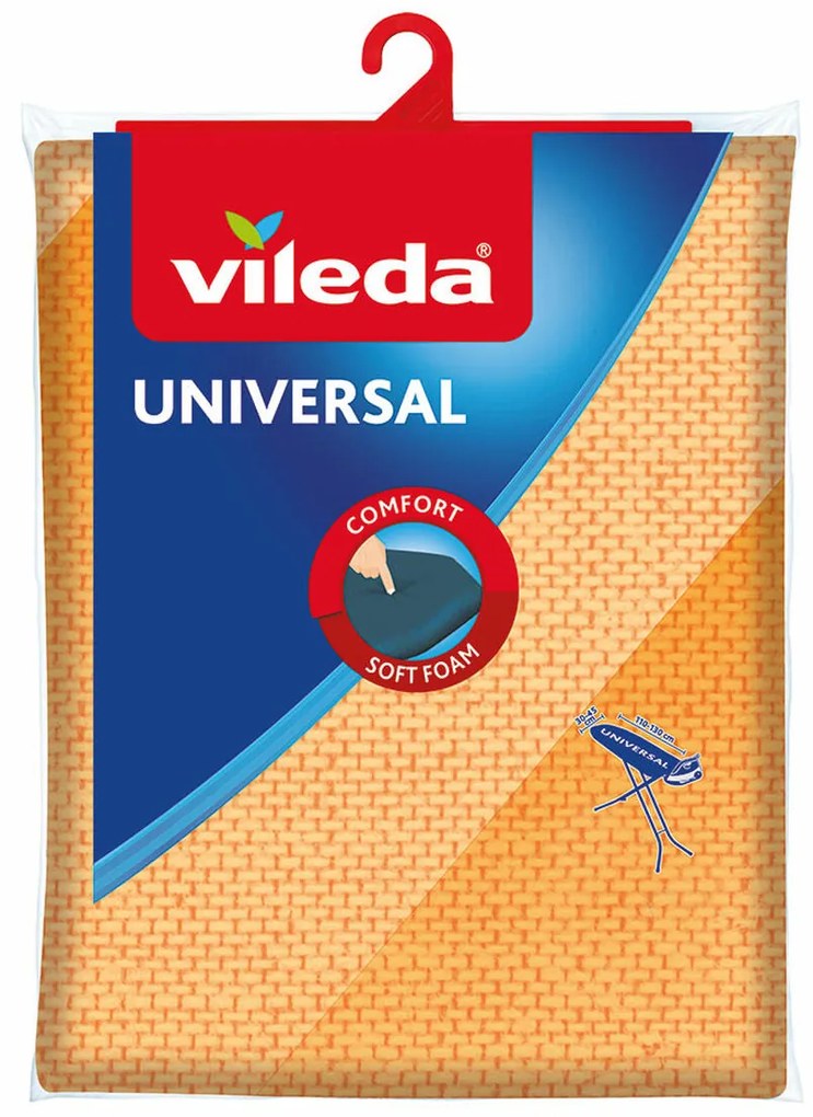 Capa para Tábua de Passar a Ferro Vileda 163259 Laranja 110 x 30 cm 130 x 45 cm Universal