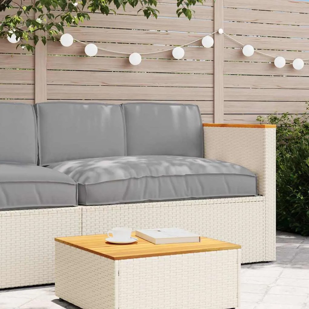 Conjunto de Almofadas para Palete com travesseiro 3 pcs Cinzeto