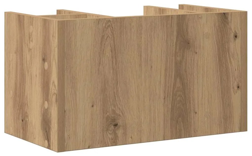 Organizador de Mesa Carvalho Artesanal 44.5x24x25 cm Madeira Engenhari