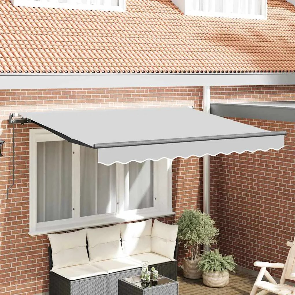 vidaXL Estrutura de Toldo Retrátil Operada Manualmente 3.5x2 cm Metal