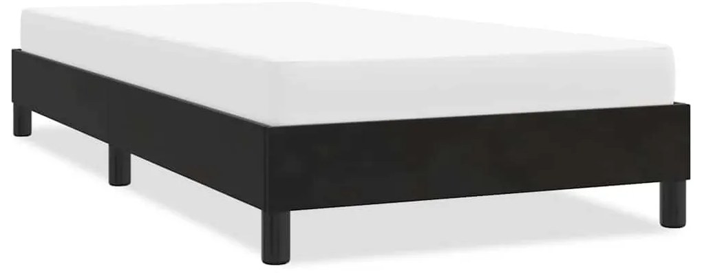 vidaXL Estrutura de cama sem colchão preto 80x220 cm Veludo