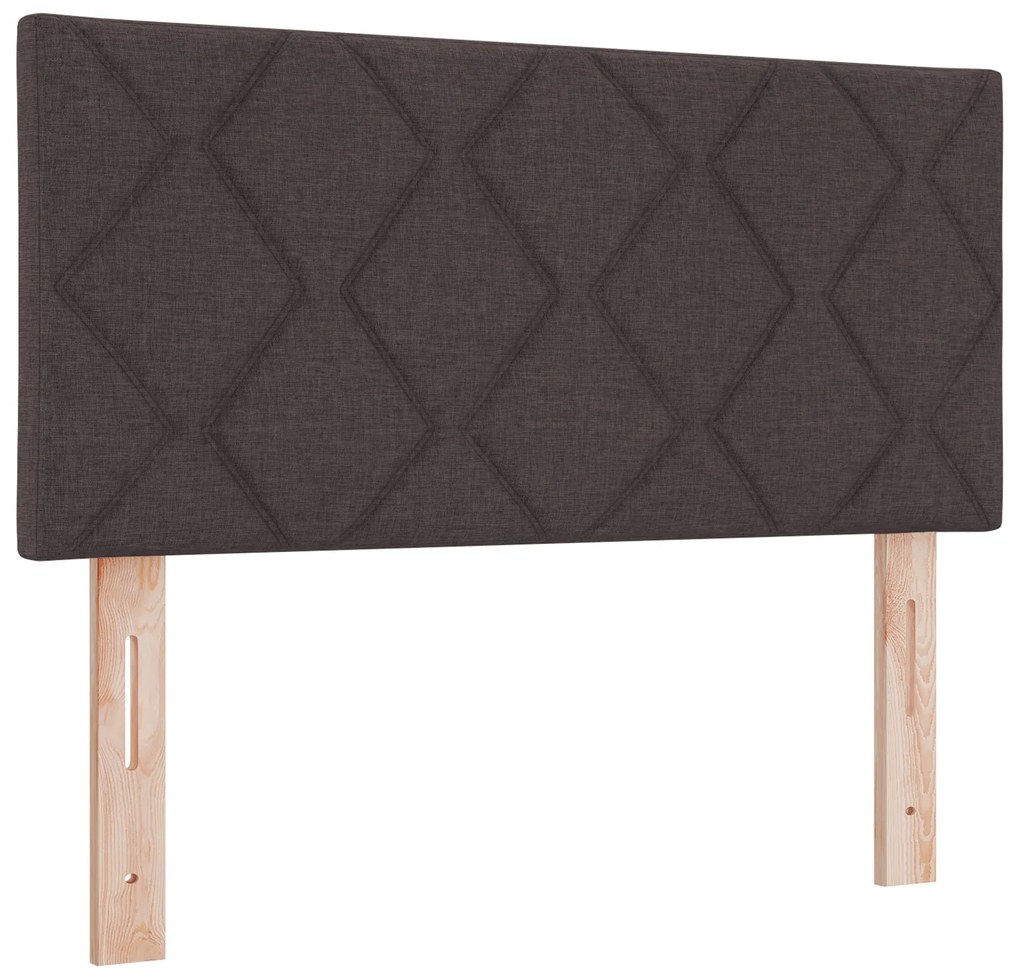 Cama Box com Colchão Castanha 100x200 cm Tecido