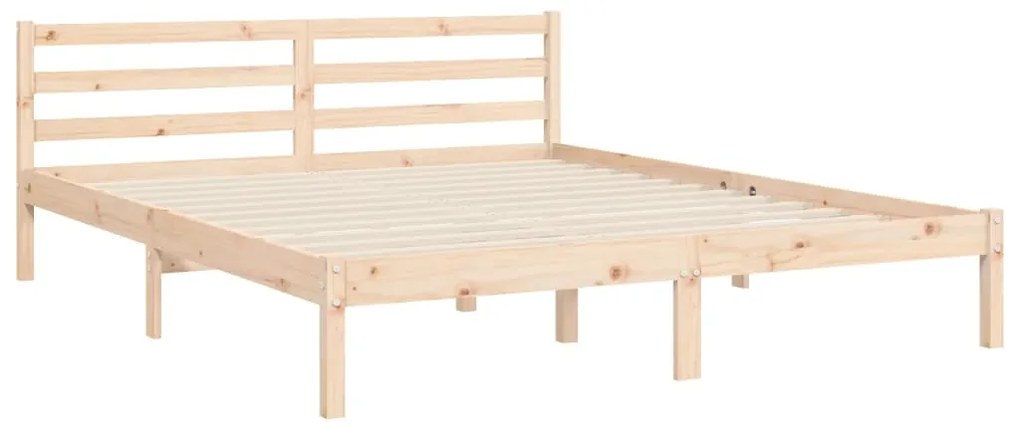Estrutura de cama King Size com cabeceira madeira maciça