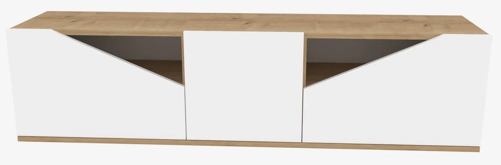Móvel para TV Carson – Carvalho Branco – 160 x 35,3 x 40 cm