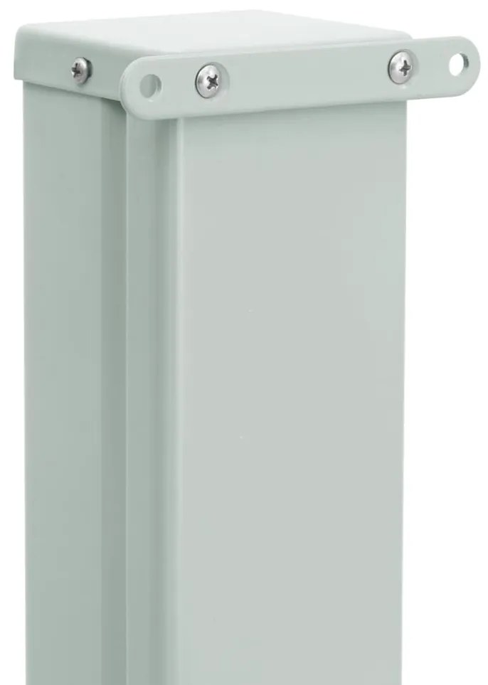 Toldo lateral retrátil para pátio 160x600 cm azul