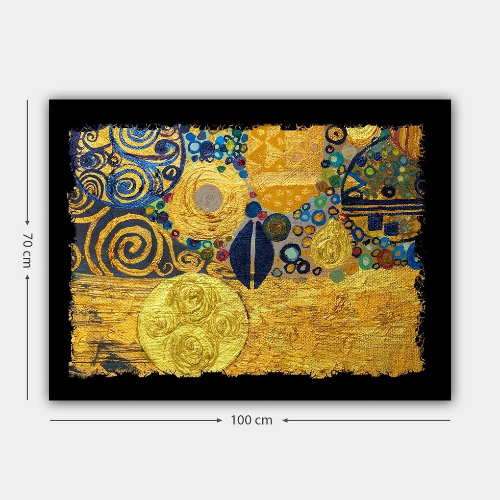 Pintura Decorativa em Tela 222201946_70100 – Multicolor – 70 x 100 cm