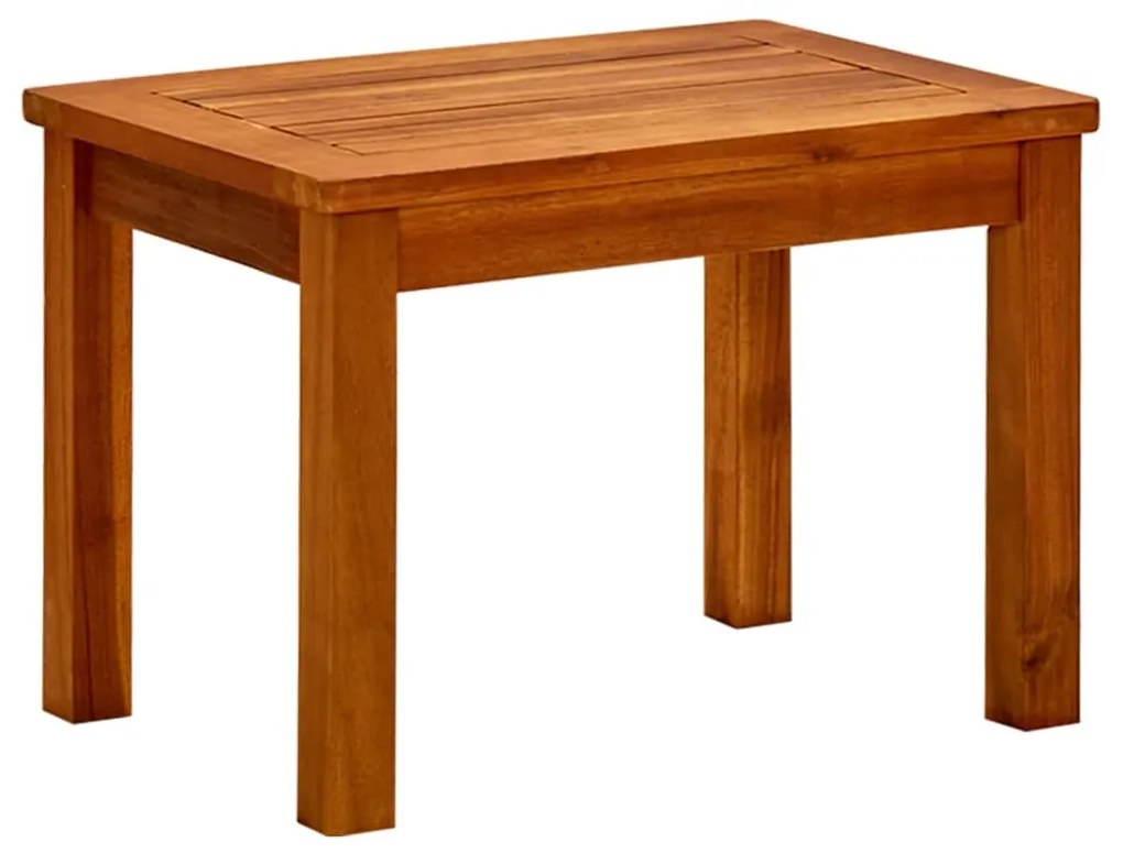 vidaXL Mesa de centro p/ jardim 50x35x36 cm madeira de acácia maciça