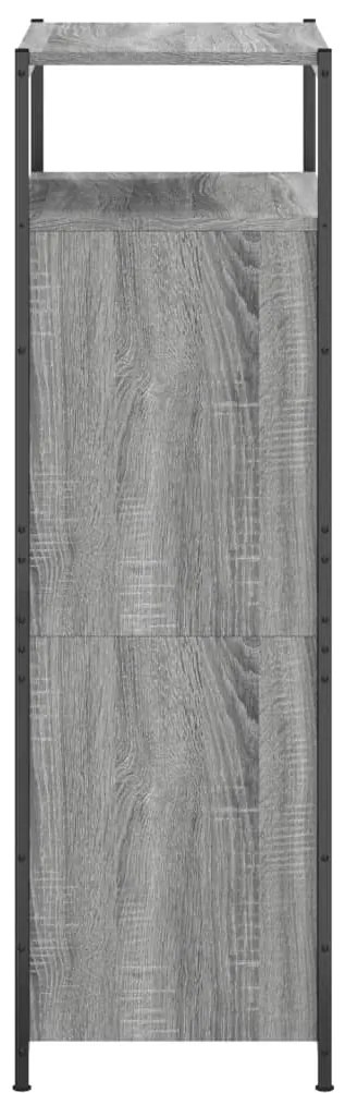 Sapateira 60x34x112 cm derivados de madeira cinzento sonoma