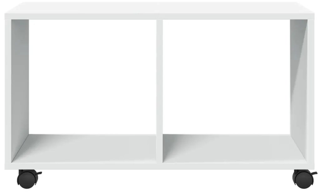 Móvel com rodas 72x33x42,5 cm derivados de madeira branco