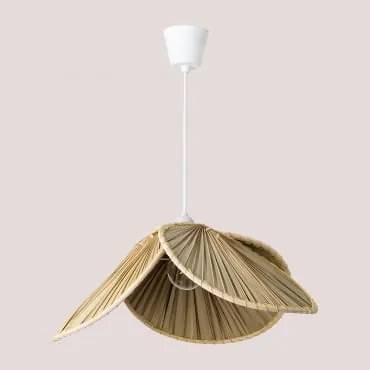 Lâmpada De Teto Ø55 Cm Em Bambu Para Exterior Kilda Natural - Sklum