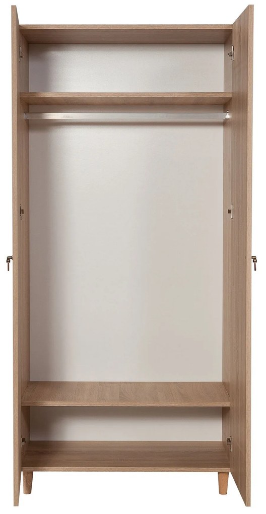 Roupeiro Stil – Carvalho Sonoma – 90 cm x 192 cm x 52 cm