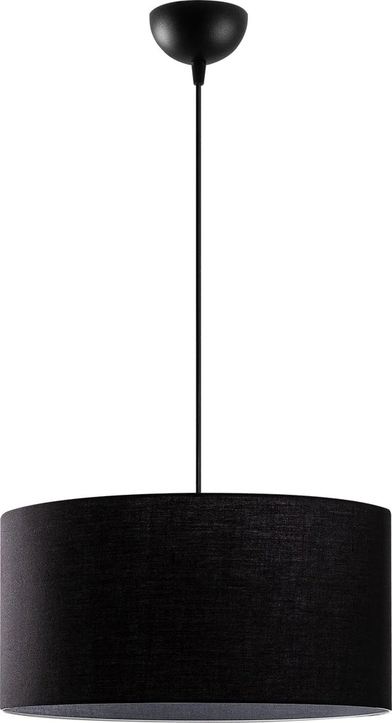 Candeeiro de Teto Abajur – Preto – 40 x 40 cm
