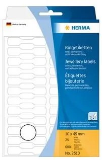 Etiquetas Autocolantes Ourivesaria 10x49mm Herma