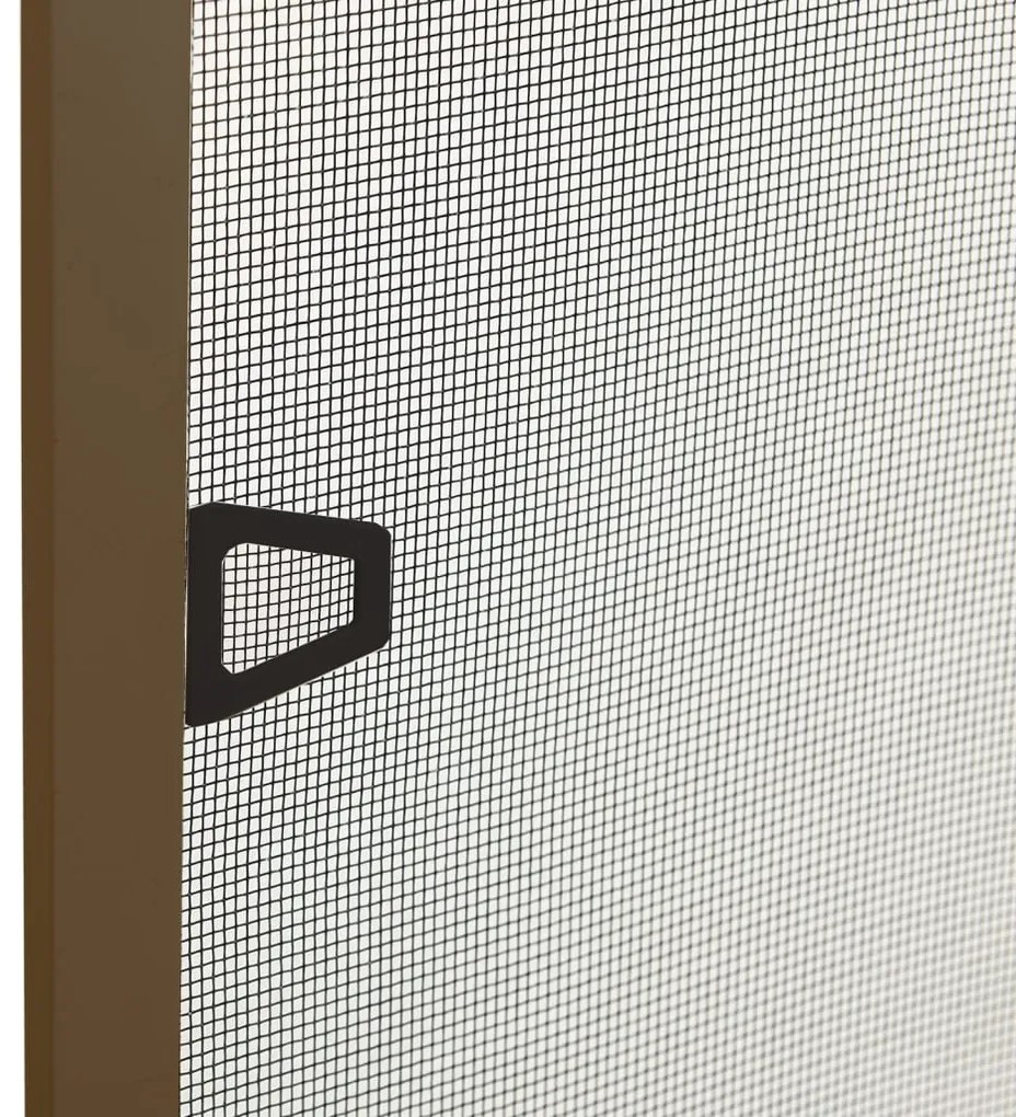 Tela anti-insetos para janela 100x120 cm castanho