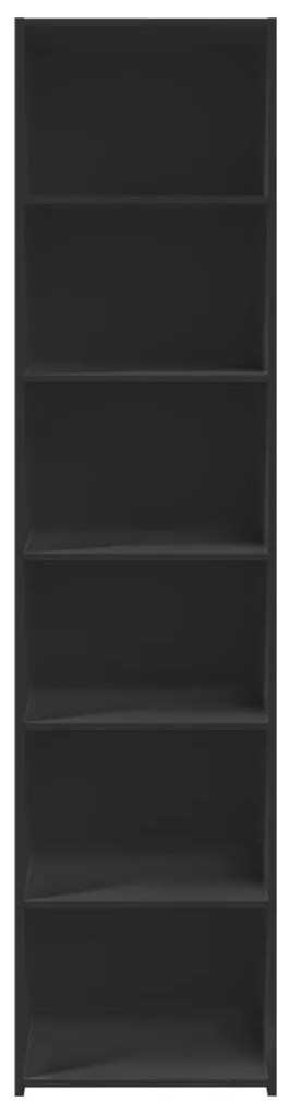 Armário alto 45x41x185 cm derivados de madeira preto