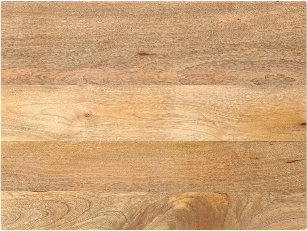 vidaXL Tampo de mesa retangular 90x50x2,5 cm mangueira maciça