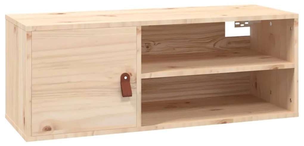 Armários de parede 2 pcs 80x30x30 cm madeira de pinho maciça