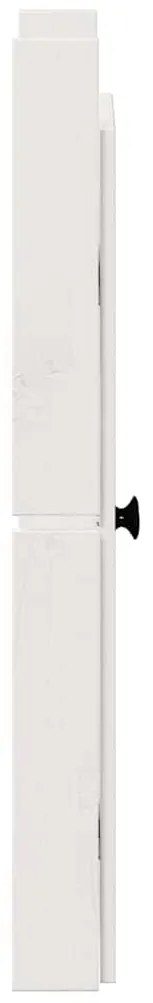 Portas de Cozinha Externas 2 pcs Brancas 50x9x82 cm Madeira Maciça de