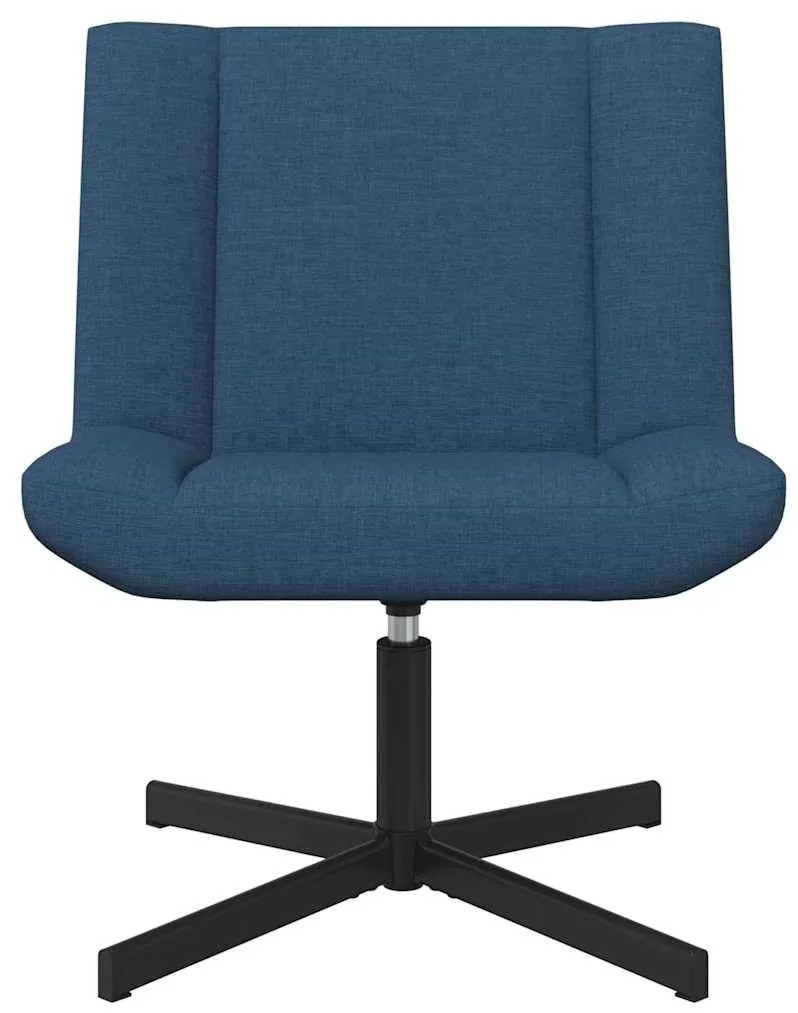 Cadeira de Descanso Azul Tecido Médio Ergonómica