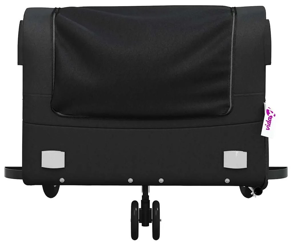 Reboque para bicicleta 45 kg ferro preto