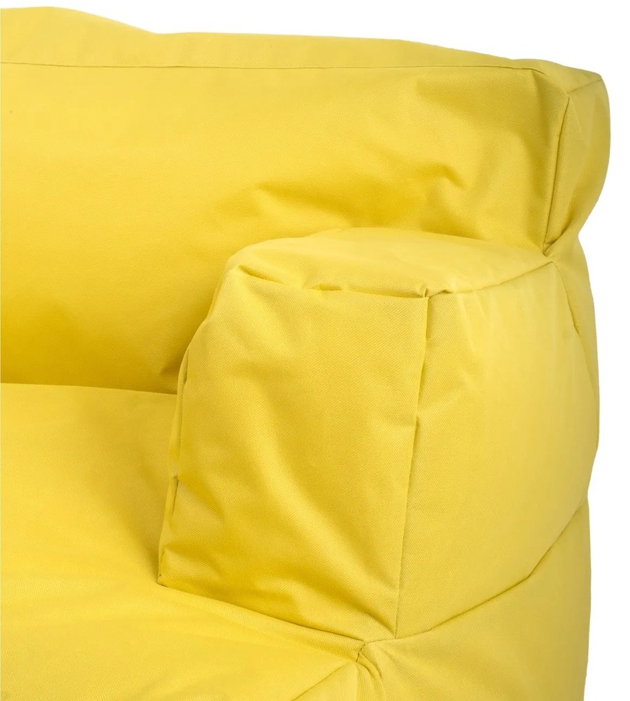 Pufe Relax – Amarelo – 80x80x30 cm | Tribo Home
