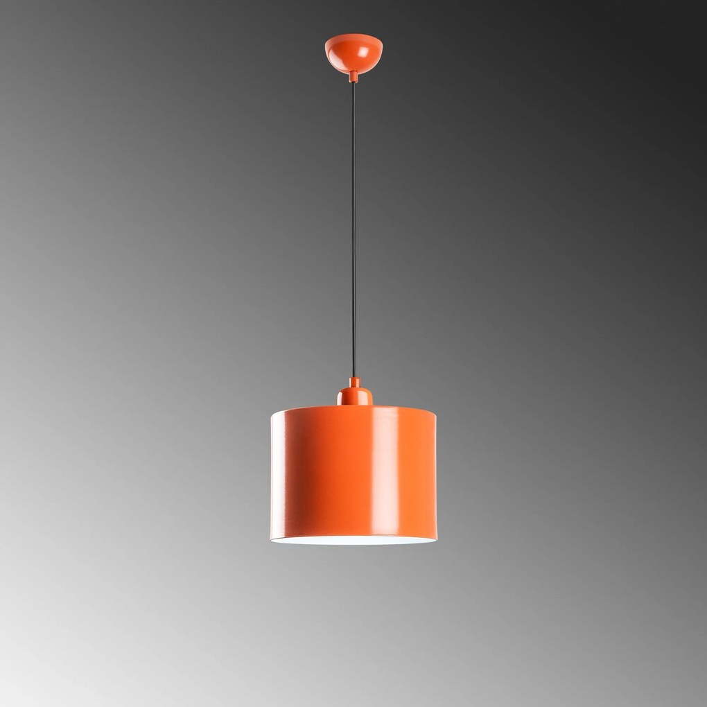 Candeeiro Suspenso Duz – Laranja – Ø20 h:15 cm