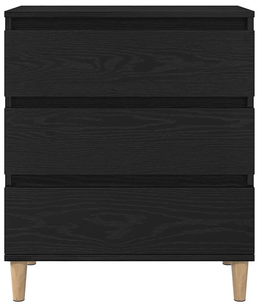 Sideboard vidaXL Preto Carvalho 60x35x70 cm em Madeira Derivada