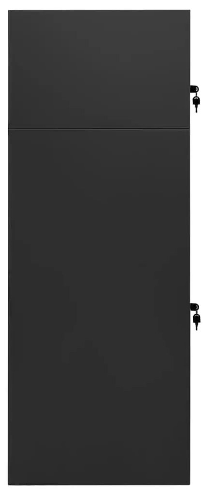 Armário para selas 53x53x140 cm aço antracite