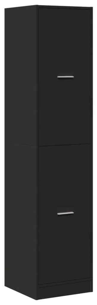 Armário boticário 40x41x174,5 cm derivados de madeira preto