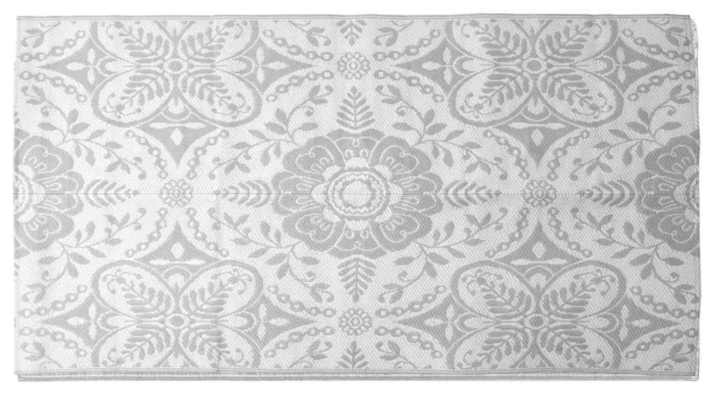 Tapete de exterior 160x230 cm ARAKIL PP cinzento-claro