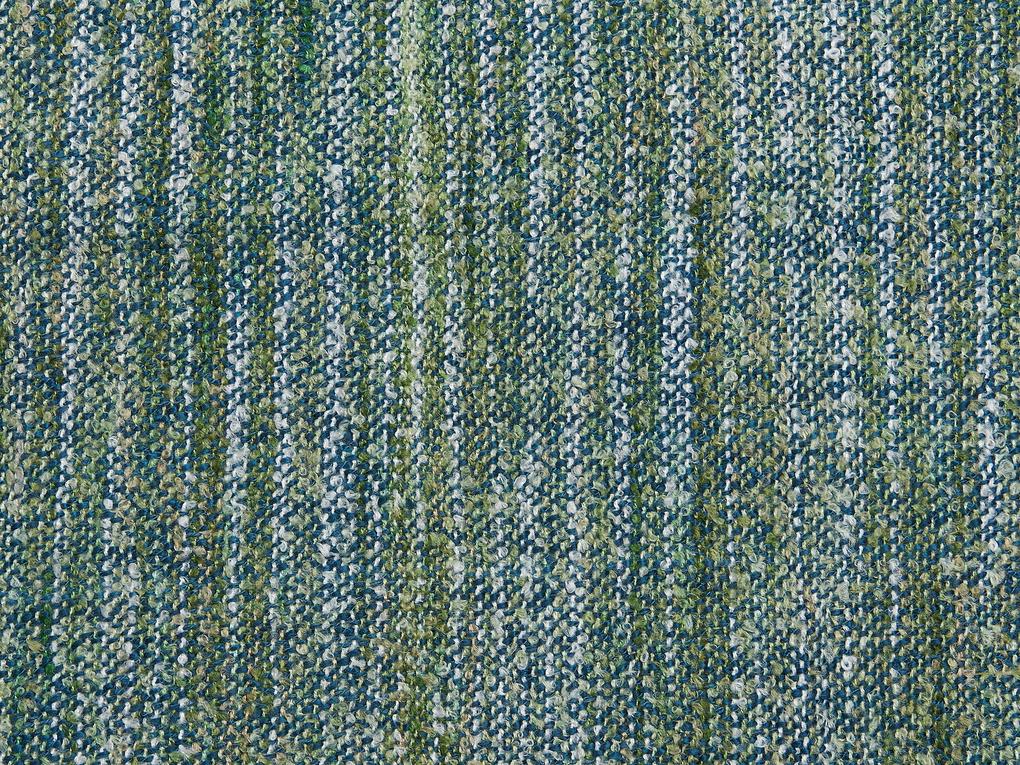 Manta azul e verde 130 x 170 cm PAIRE Beliani