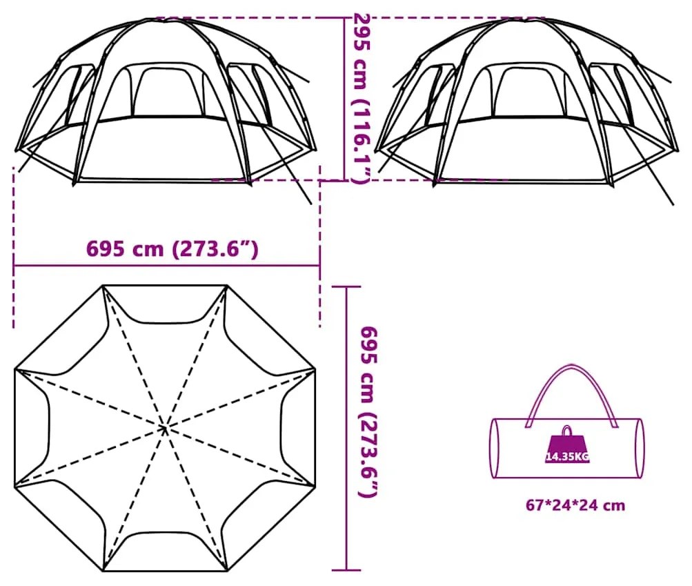 Tenda de festas impermeável azul ciano