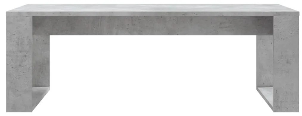 Mesa de centro 102x50x35 cm derivados madeira cinzento cimento