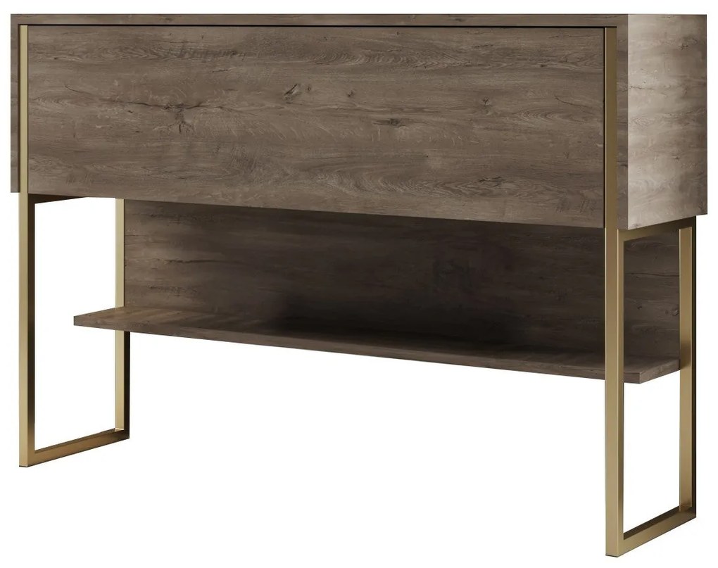 Cômoda Luxe – Dourado Nogueira – 120x80x30 cm