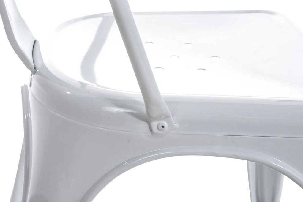 Conjunto de 4 cadeiras Benedikt 44 x 89 x 48 cm Branco