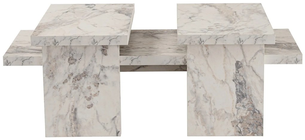 Mesa de Café Sanctuary - Mármore Freesia - 110x39,3x45 cm
