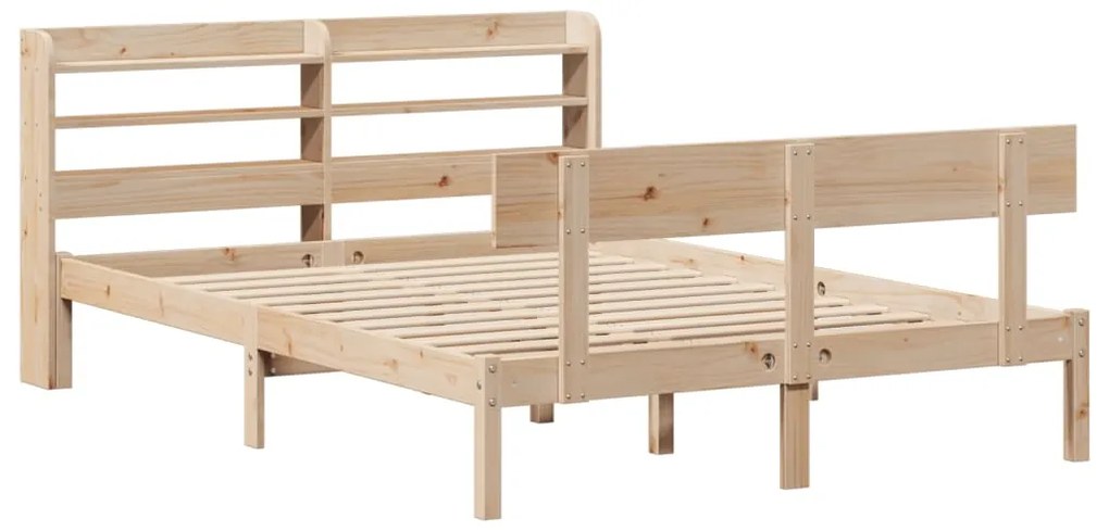 Cama sem colchão 120x190 cm madeira de pinho maciça
