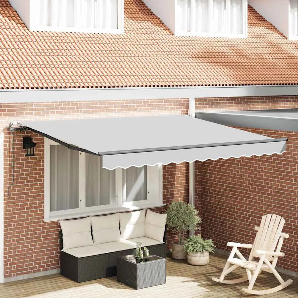 Toldo Manual Antracite 3,5 x 2,5 m Metal